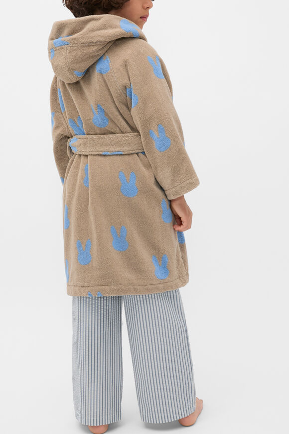 Bunny Bath Robe  Cloud Blue  hi-res