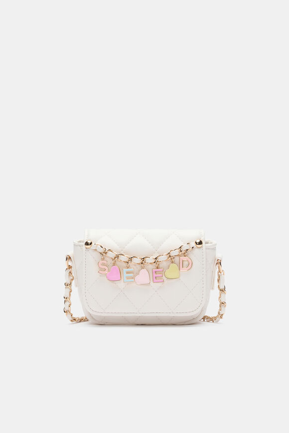 Quilted Charm Bag  Classic Cream  hi-res