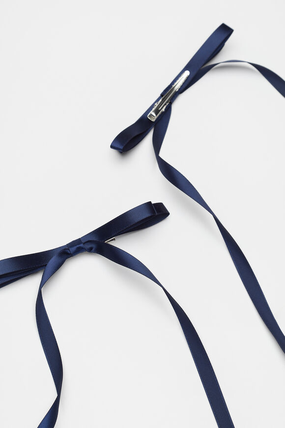 Hair Bow Set  Twilight Blue  hi-res