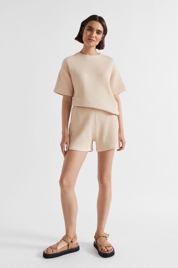 Two Tone Lounge Short  Soft Wheat  hi-res