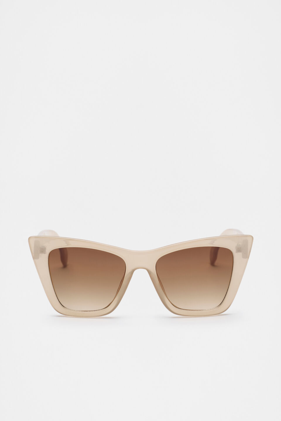Paola Designer Catseye Sunglasses  Nougat
