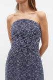 Boucle Strapless Mini Dress  Midnight Sky  hi-res
