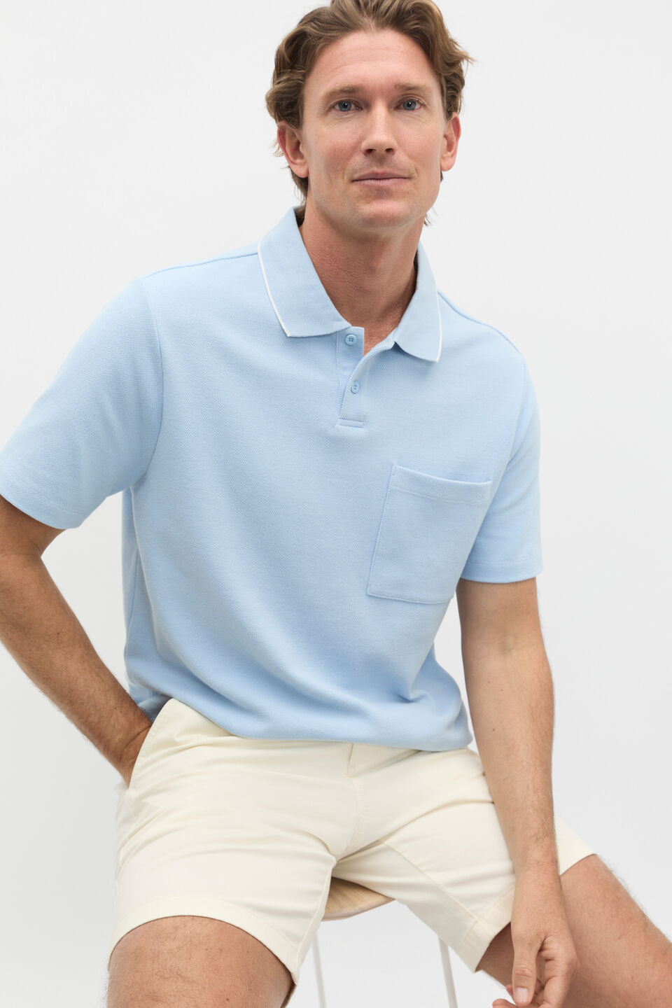 Pocket Polo Shirt  Skyway