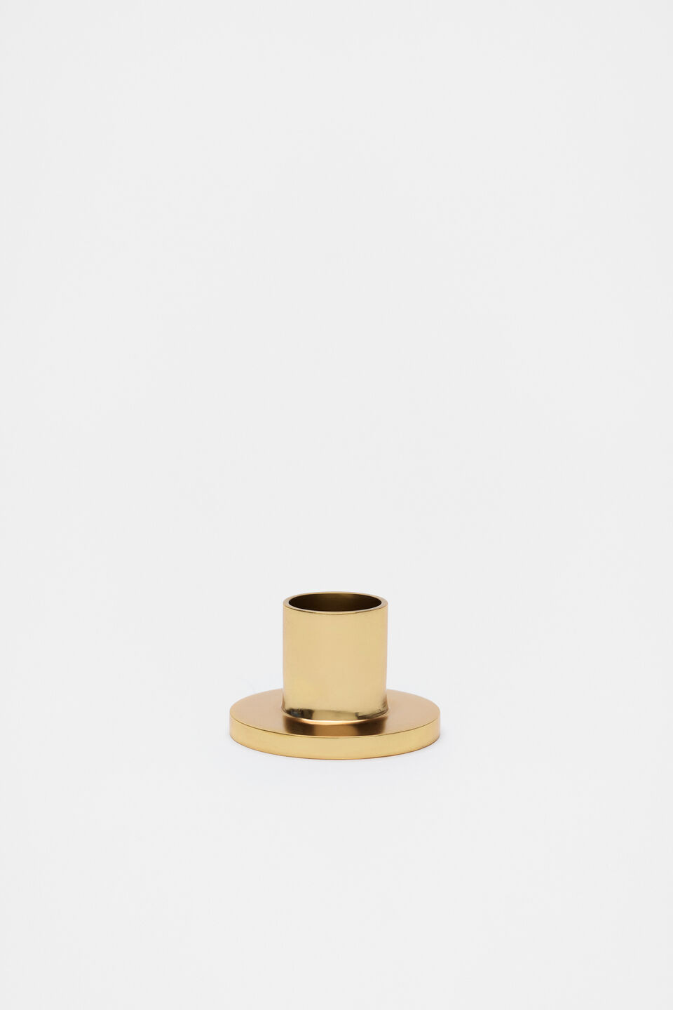 Jude Single Candle Holder  Gold