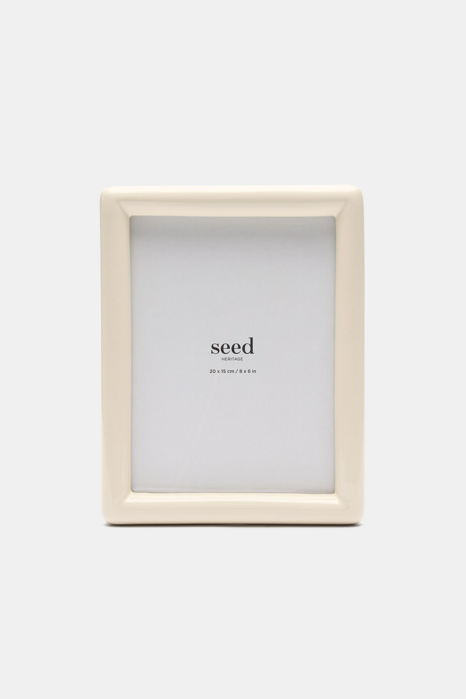 Sage Medium Photo Frame  Egg Shell