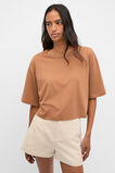 Boxy Draped Tee  Copper  hi-res