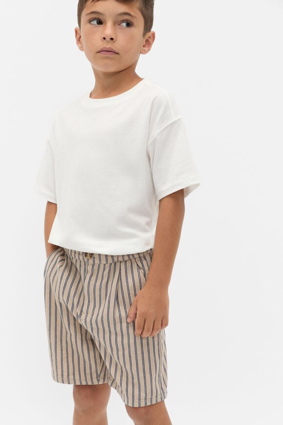 Stripe Woven Short  French Navy  hi-res