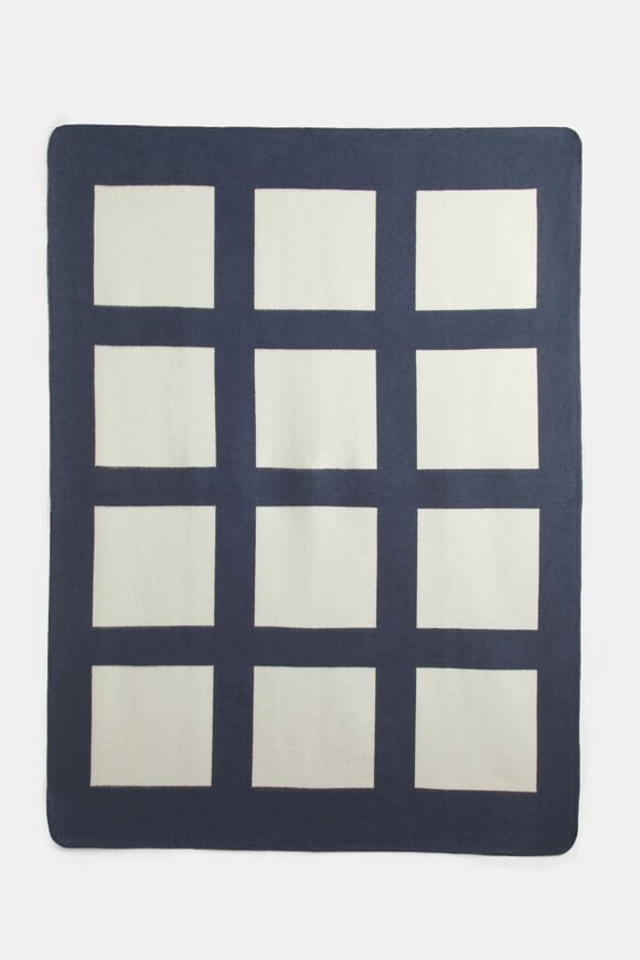 Grid Throw  Twilight Blue  hi-res