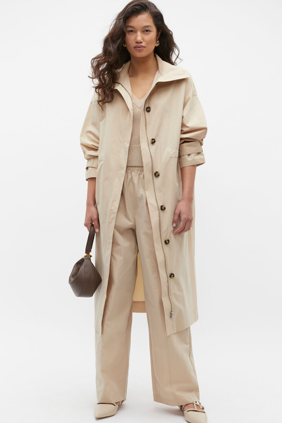 Parachute Drawstring Jacket  Sandshell