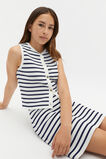 Stripe Knit Vest  New Navy  hi-res