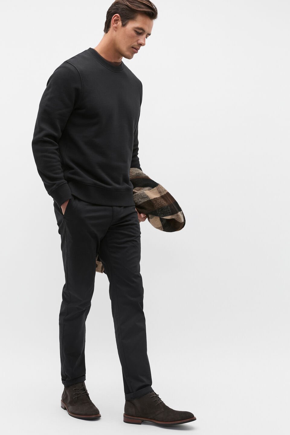 Crew Sweatshirt  True Black