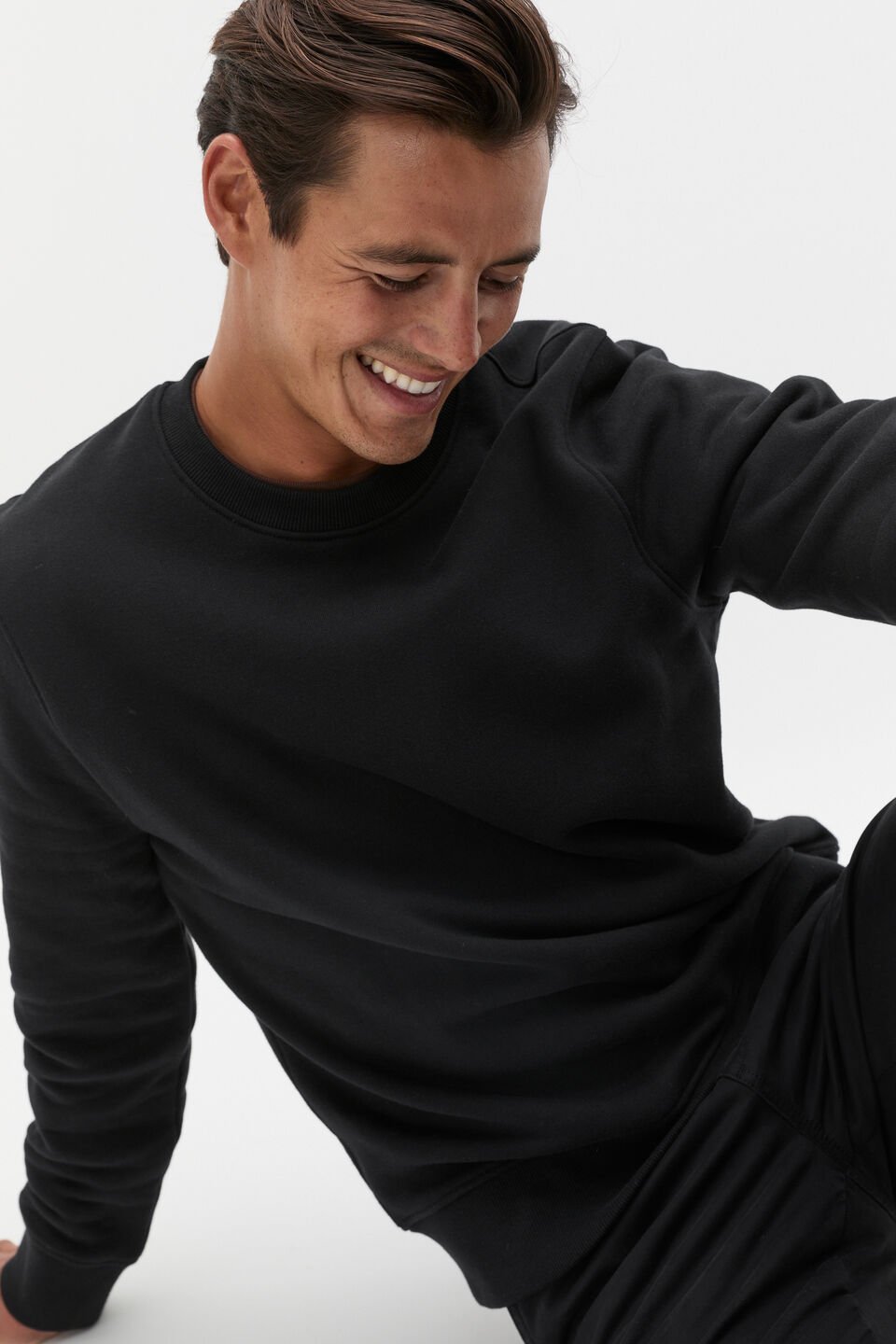 Crew Sweatshirt  True Black