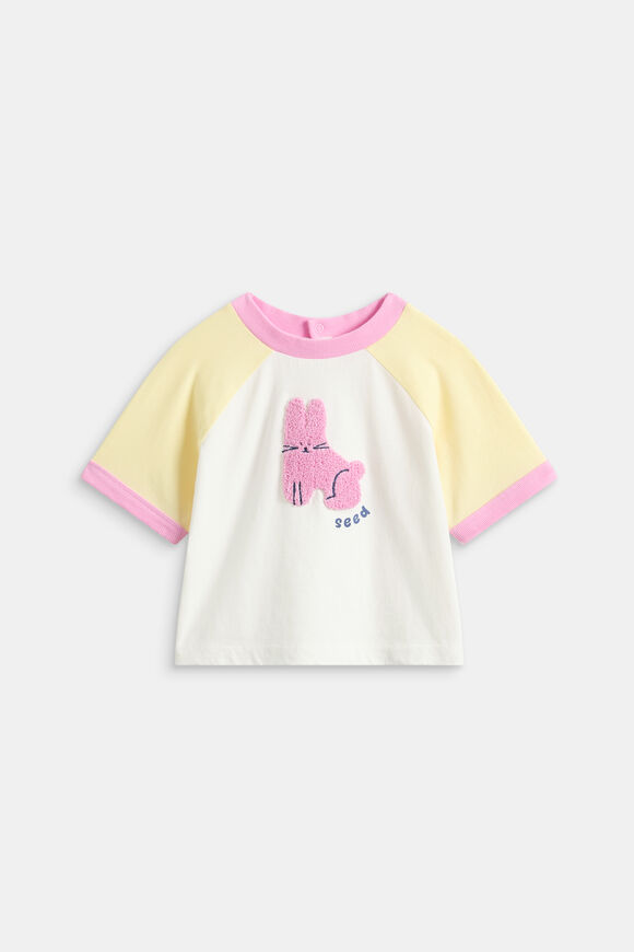 Bunny Colourblock Tee  Classic Cream  hi-res