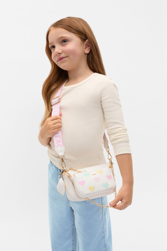 Hearts Hybrid Crossbody Bag  Classic Cream  hi-res