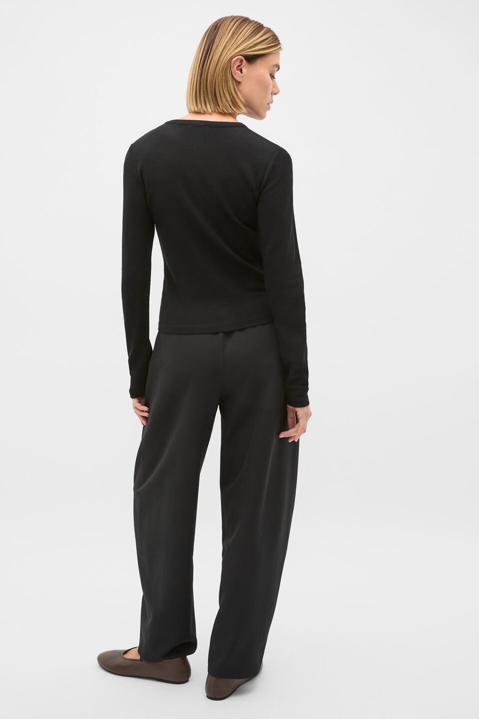 Australian Merino Cardigan  Black