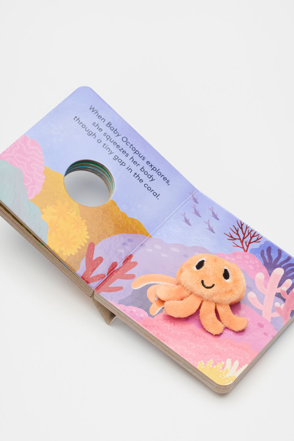 Baby Octopus Finger Puppet Book  Multi