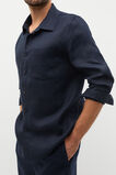 Linen Everyday Shirt  Midnight Blue  hi-res