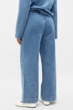 Elasticated Wide Leg Jean  Mist Blue Denim  hi-res