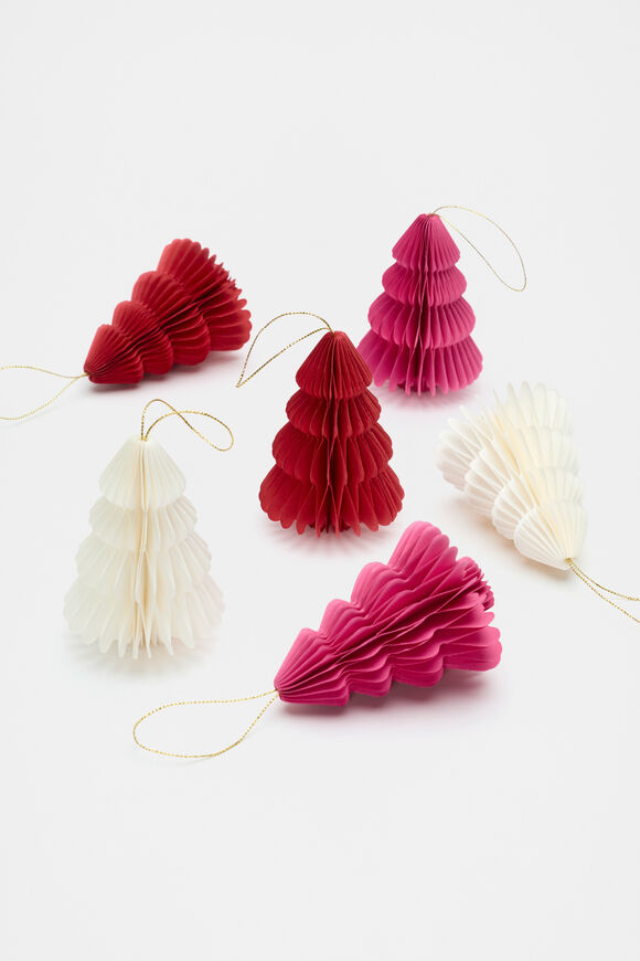 Paper Tree Set of 6  Multi  hi-res