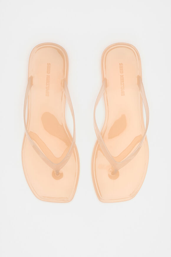 Elle Jelly Flip Flop  Nude  hi-res