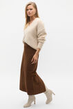 Suede Midi Skirt  Maple  hi-res