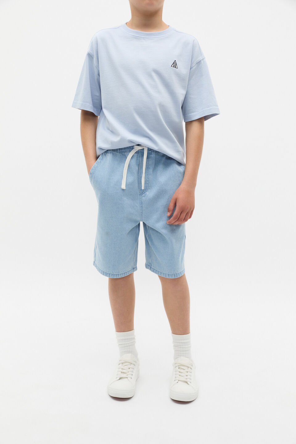 Denim Bermuda Short  Light Wash