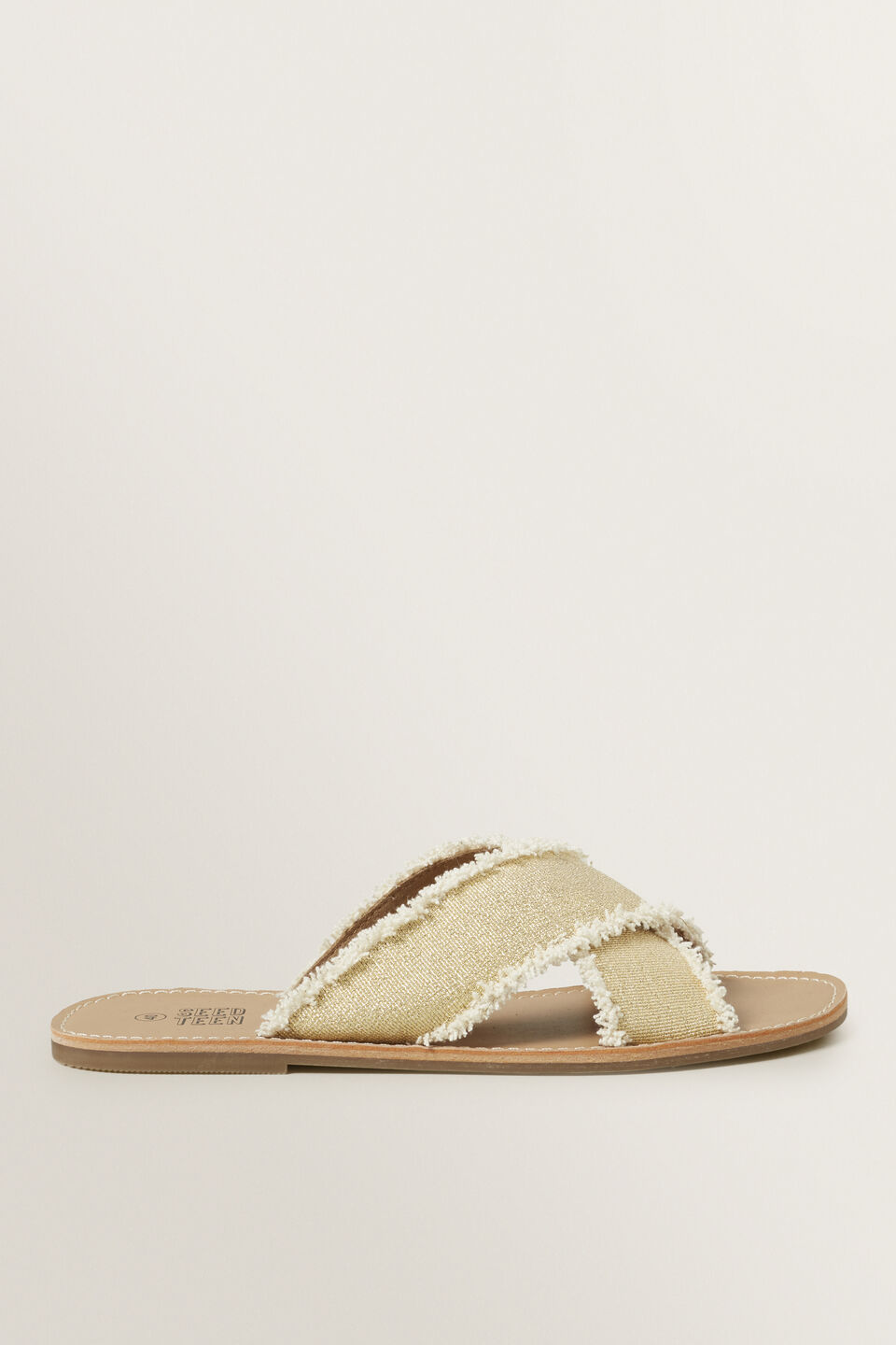 Gold Textured Cross Slide  9