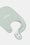 Core Logo Dribble Bib  Sage Stripe  hi-res