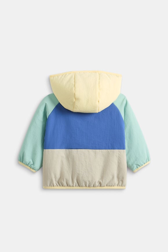 Colourblock Logo Spray Jacket  Multi  hi-res