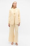 Tailored Linen Blazer  Shortbread  hi-res