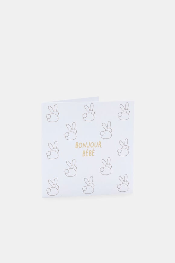 Bonjour Bebe Card  Multi  hi-res