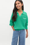 Polo Knit Sweater  Jewel Green  hi-res