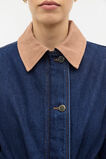 Denim Contrast Collar Jacket  Twilight Blue  hi-res