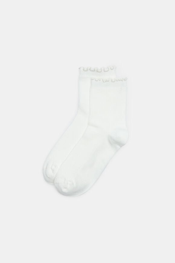 Frill Sock  Cream  hi-res