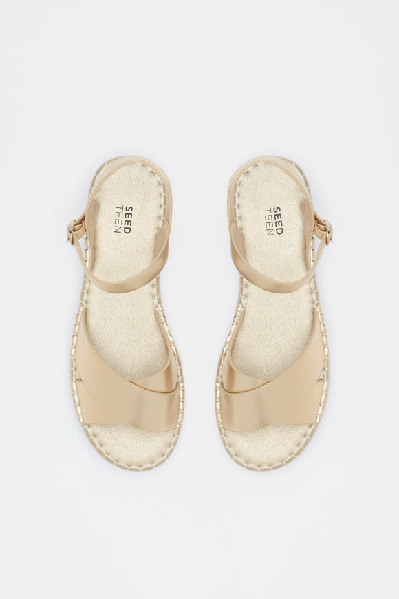 Crossover Espadrille  Gold  hi-res