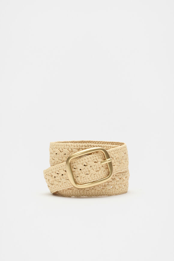 Zola Braided Belt  Natural  hi-res