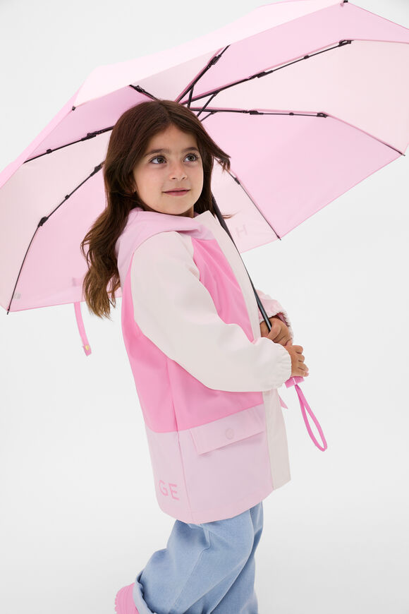Colourblock Umbrella  Pink Multi  hi-res
