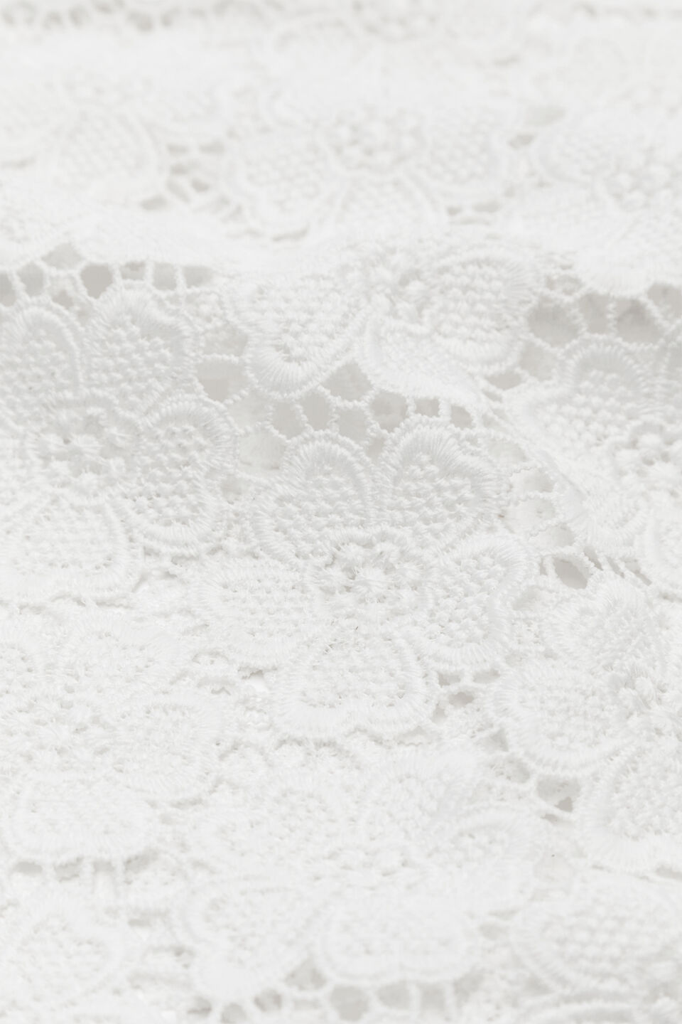 Lace Beach Cover Up  White