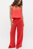 Core Linen Waisted Pant  Electric Crimson  hi-res