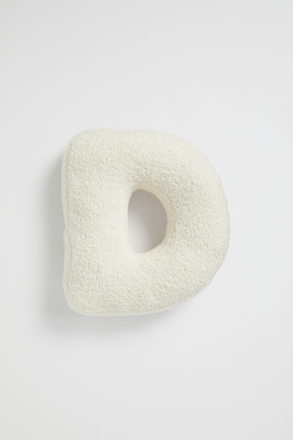 Teddy Initial Cushion Creme  D  hi-res