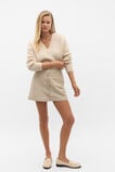  Lofty V Neck Slouch Knit  Latte Marle  hi-res