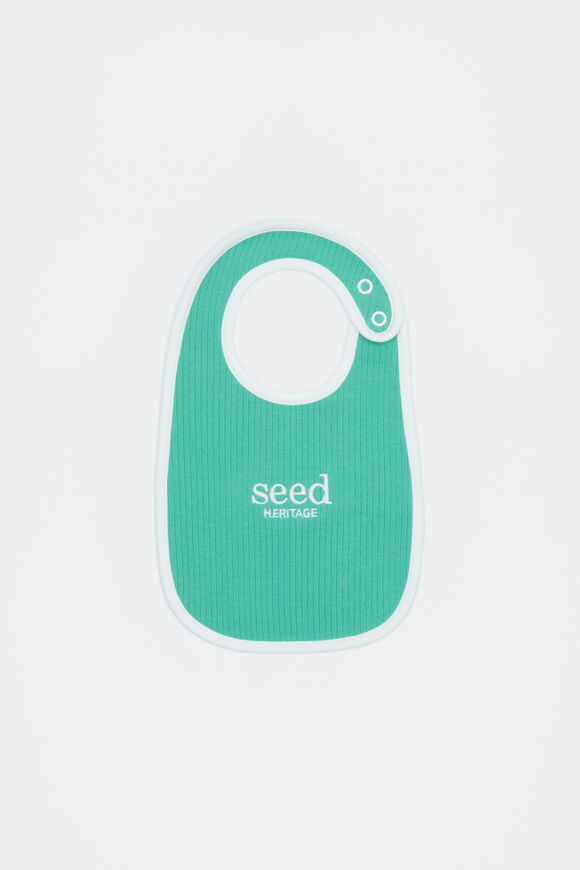 Logo Rib Bib  Jade Green  hi-res