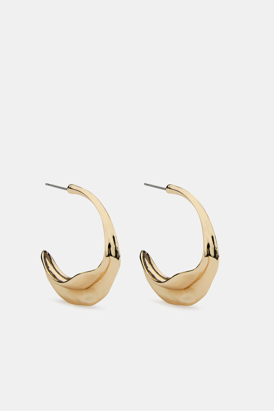 Oval Hoop Earring  Gold