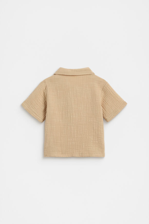 Textured Shirt  Ecru  hi-res