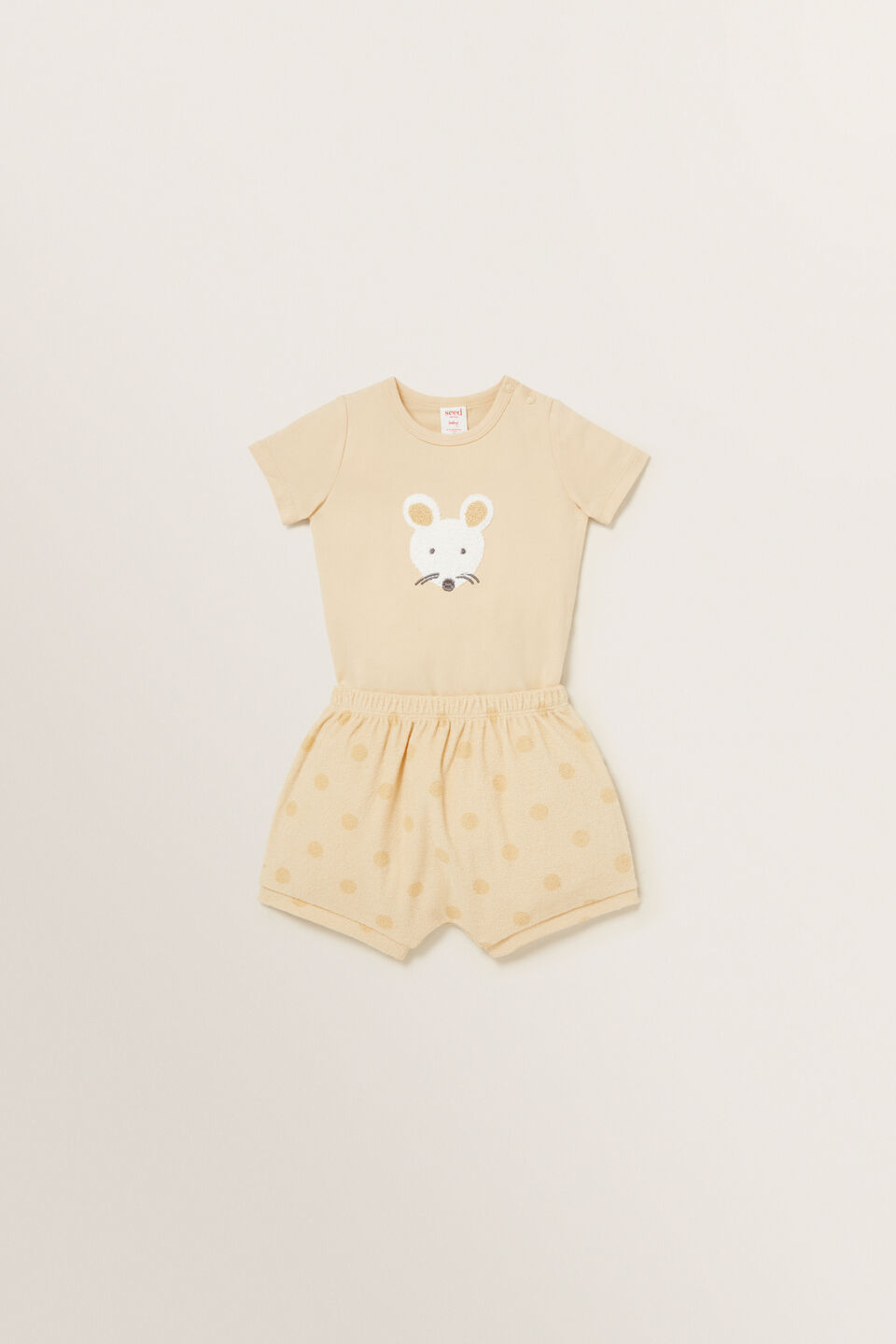 Chenille Mouse Bodysuit  