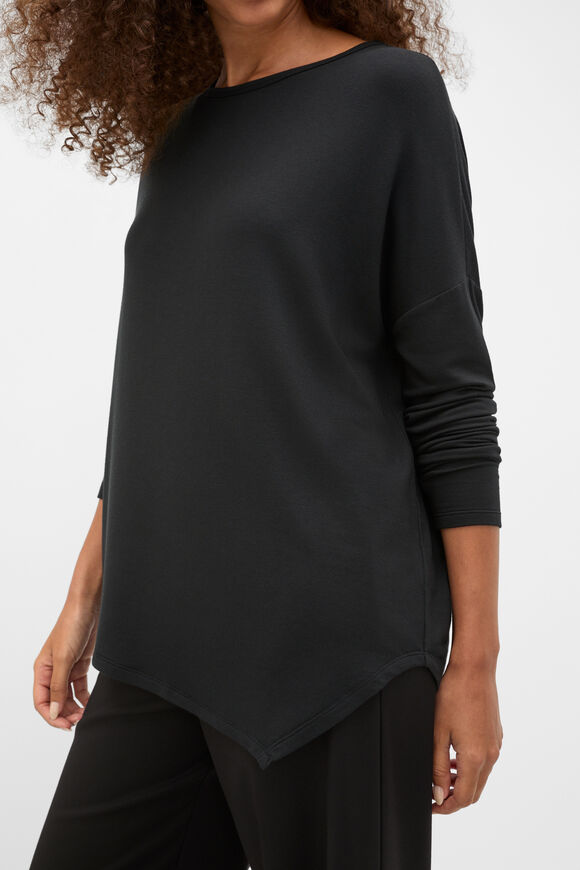 Core Asymmetrical Top  Black  hi-res