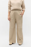 Leather Elasticated Pant  Latte  hi-res