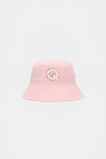 Pink Initial Bucket Hat  Q  hi-res