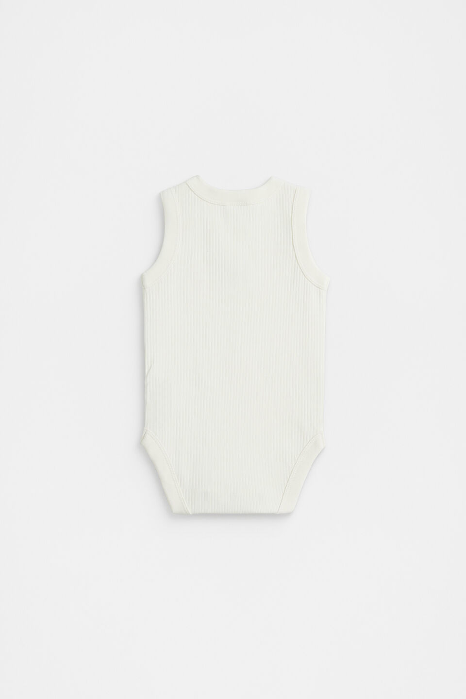 Logo Tank Bodysuit  Classic Cream