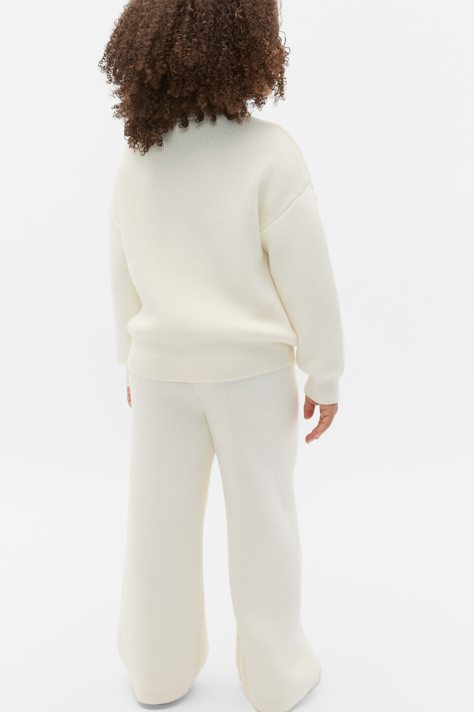 Logo Knit Sweater  Classic Cream